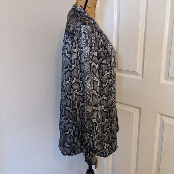 Michael Kors snake skin blouse - Picture 4 of 6